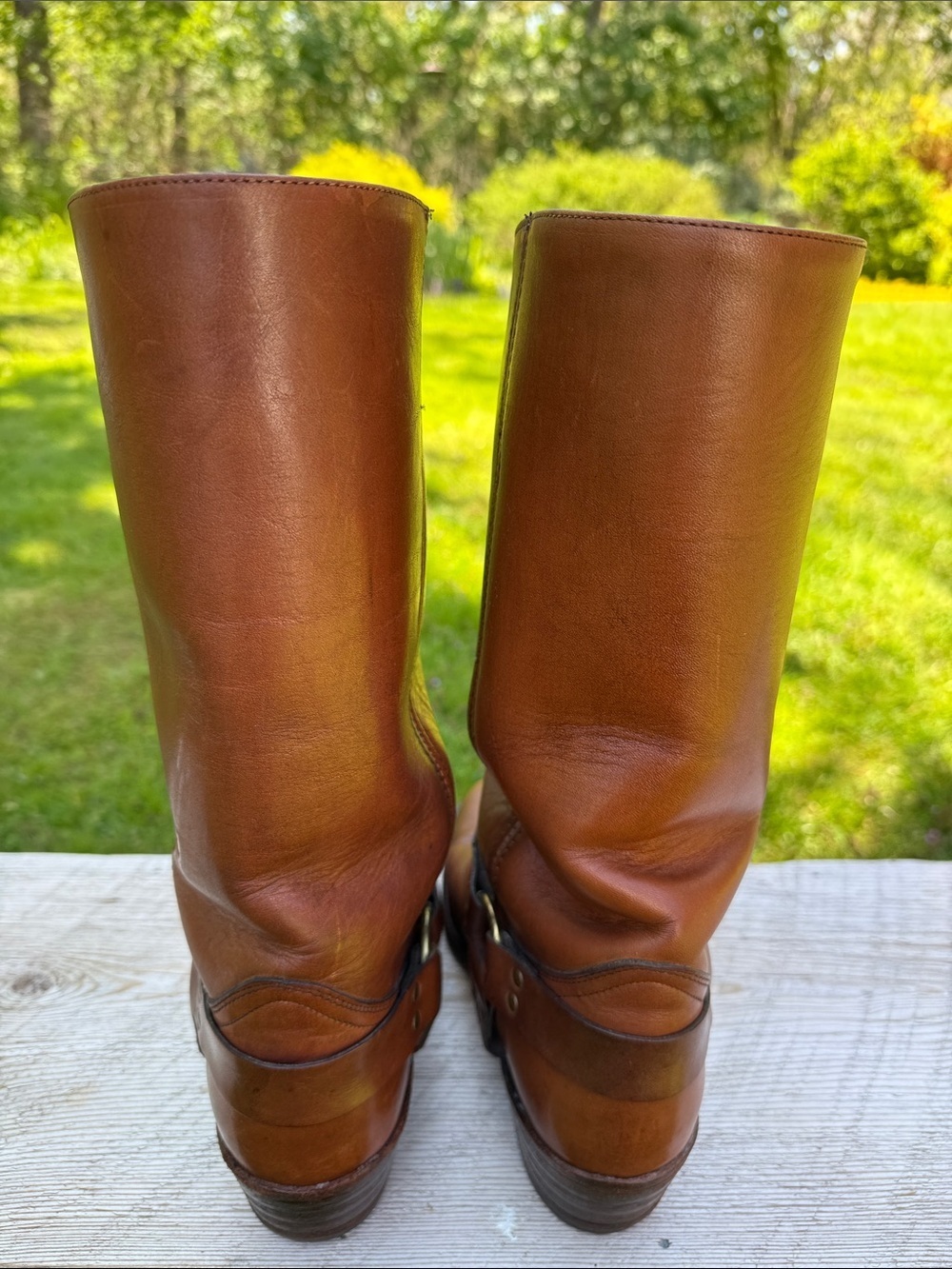 Vintage Made in USA Frye
Brown Leather Harness Boots - Picture 3 of 13